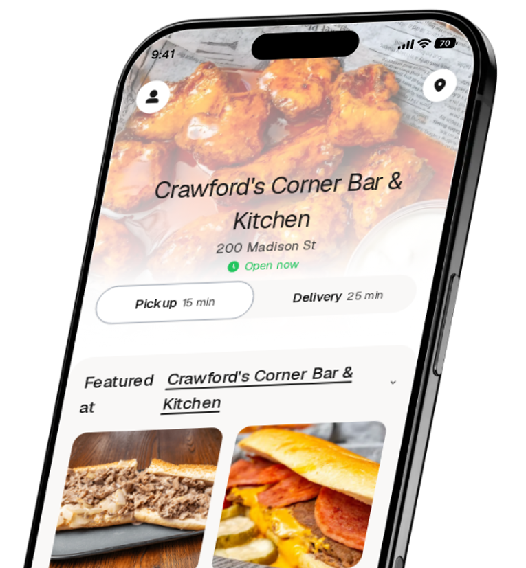 Crawford's Corner Bar & Kitchen app preview