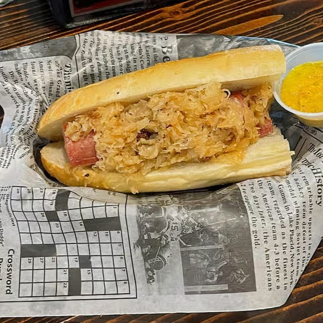 Kielbasa Sandwich.