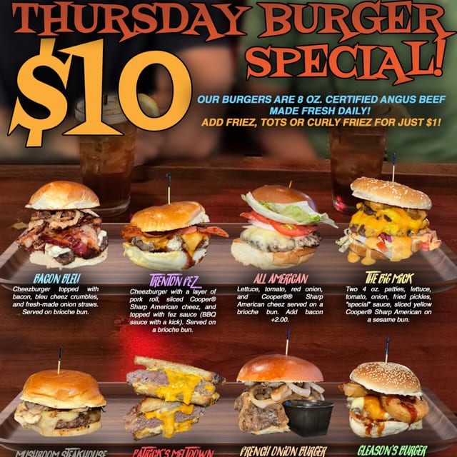 Thursday Burgers