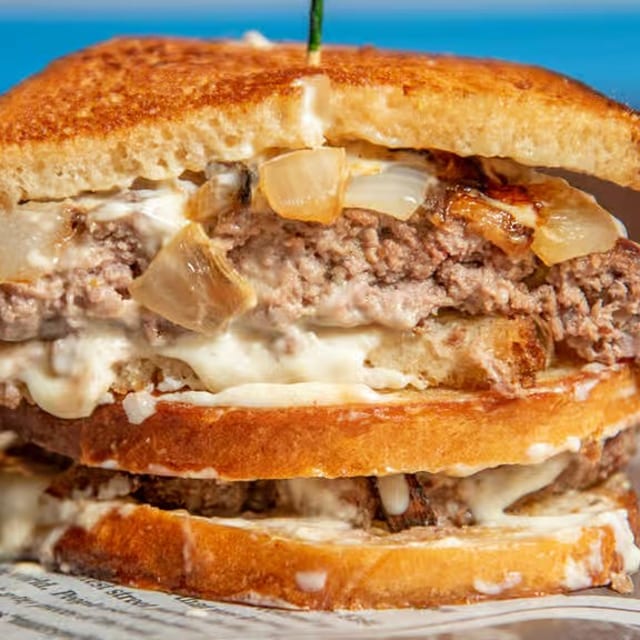 Patrick's Meltdown Burger.