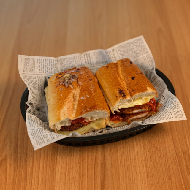 Chicken Parm Sandwich.